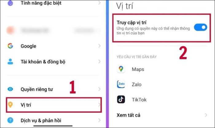 Hướng dẫn kích hoạt tính năng định vị trên điện thoại Android