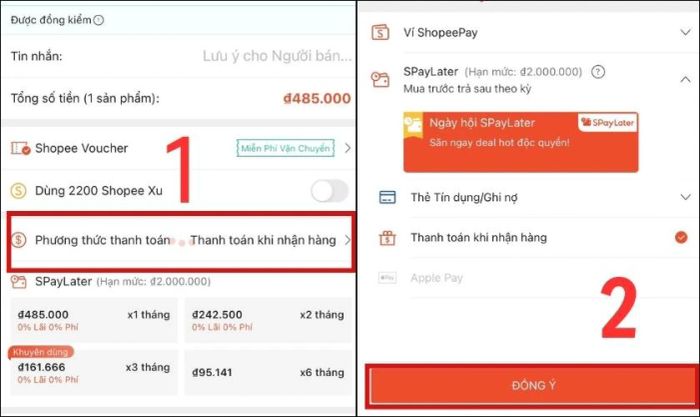 Lựa chọn Phương thức thanh toán phù hợp