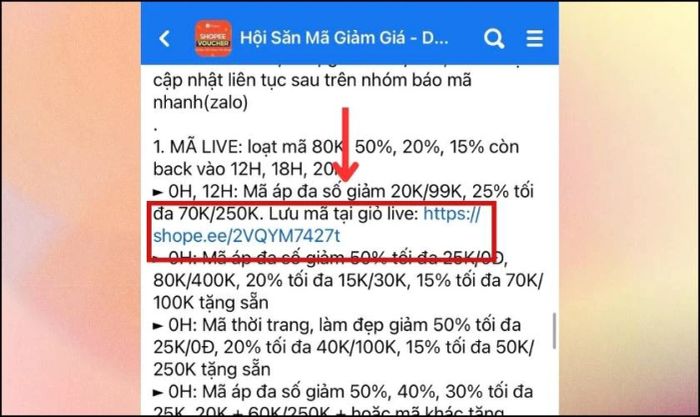 Hướng dẫn săn mã giảm giá Shopee giới hạn thủ công