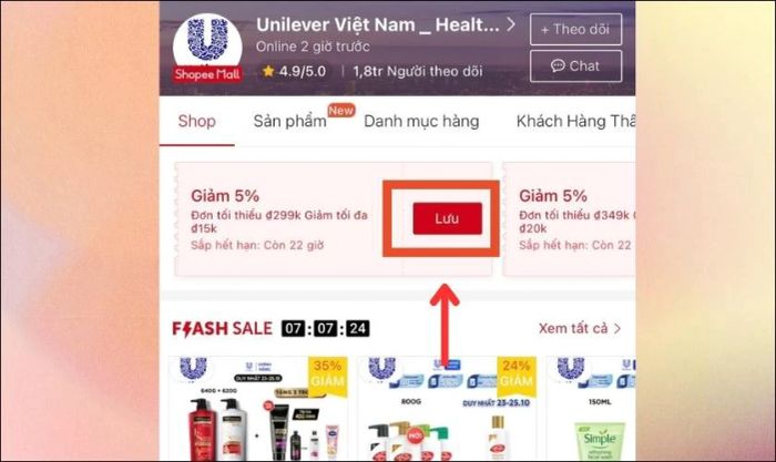 Mã giảm giá từ Shop/Nhà bán hàng
