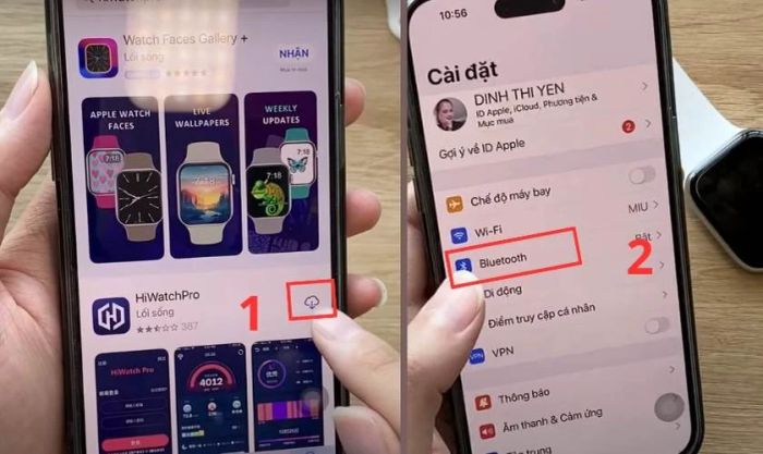 Cách kết nối đồng hồ HiWatch 8 với điện thoại để sử dụng hiệu quả