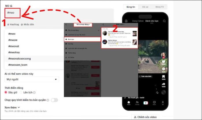 Gắn Hashtag là một cách đơn giản để có 1000 follow trên TikTok, đừng ngần ngại thử ngay.