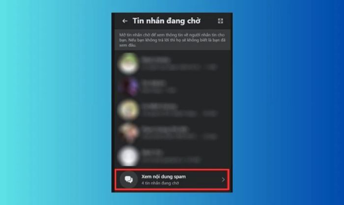 Kiểm tra nội dung spam