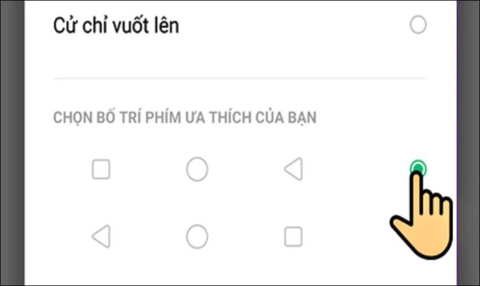 Lựa chọn vị trí phù hợp với thói quen sử dụng của bạn