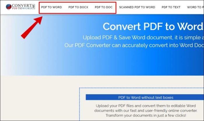 Chuyển đổi PDF sang Word