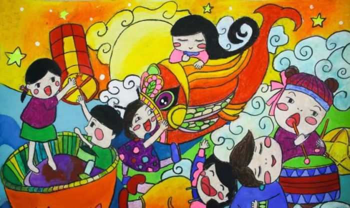 Bộ sưu tập hình vẽ Tết Trung Thu đầy màu sắc