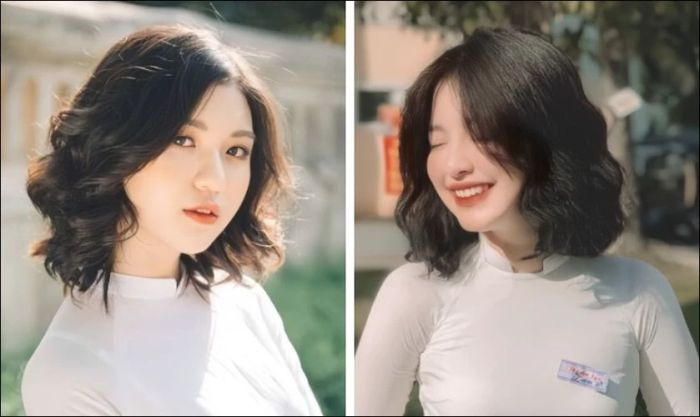 Tóc ngang vai uốn xoăn nhẹ - đơn giản mà đẹp mắt