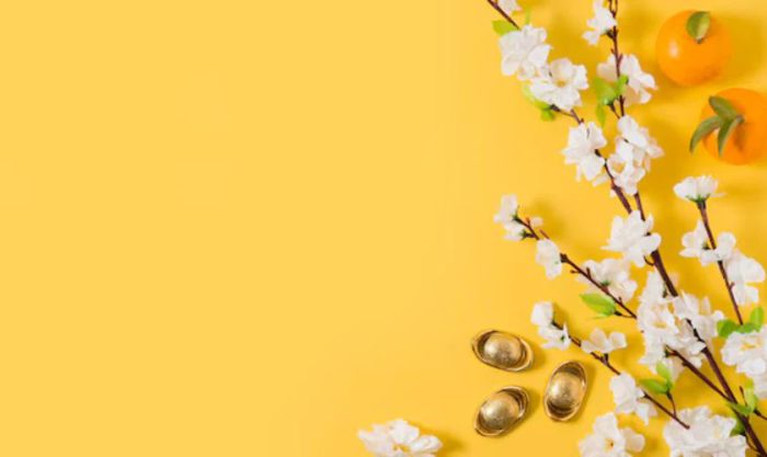 Background chúc Tết online