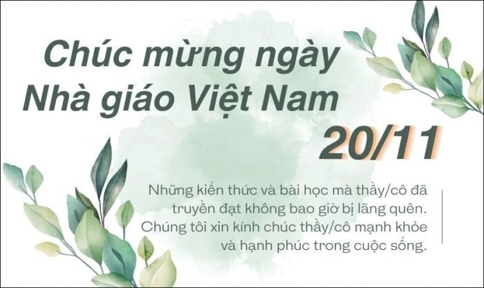 Phông chữ Helvetica World tạo sự chuyên nghiệp trong ngày Nhà giáo Việt Nam