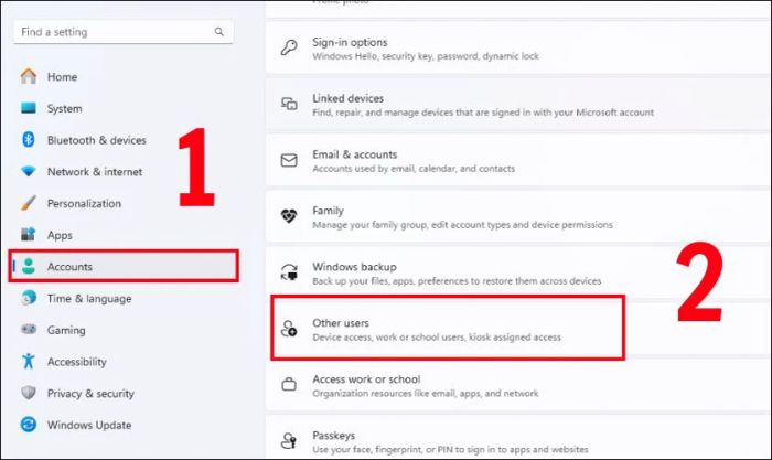 Loại bỏ các tài khoản Windows không còn dùng đến