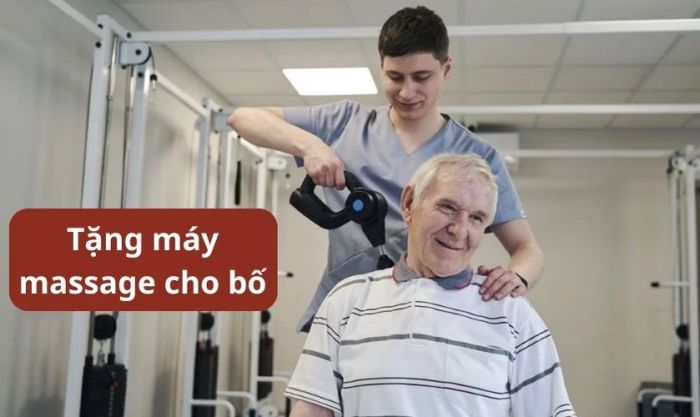 Quà tặng ngày Quốc tế Đàn ông dành cho bố - Máy massage