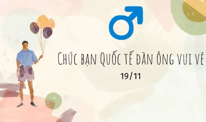 Mẫu thiệp chúc mừng ngày Quốc tế Đàn ông 19/11 cho đồng nghiệp với thông điệp ý nghĩa