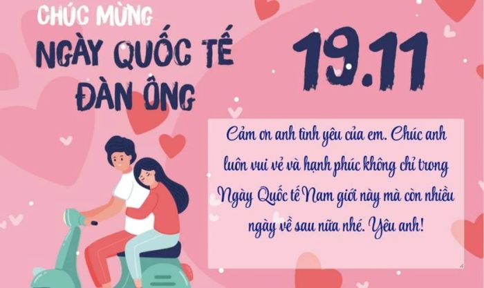 Thiệp mừng ngày quốc tế đàn ông đặc sắc và ý nghĩa