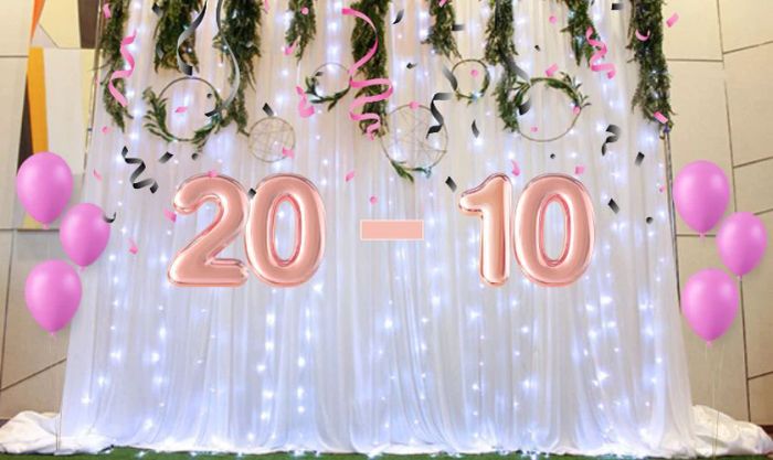 Trang trí ngày 20/10 kết hợp đèn led thu hút và bắt mắt