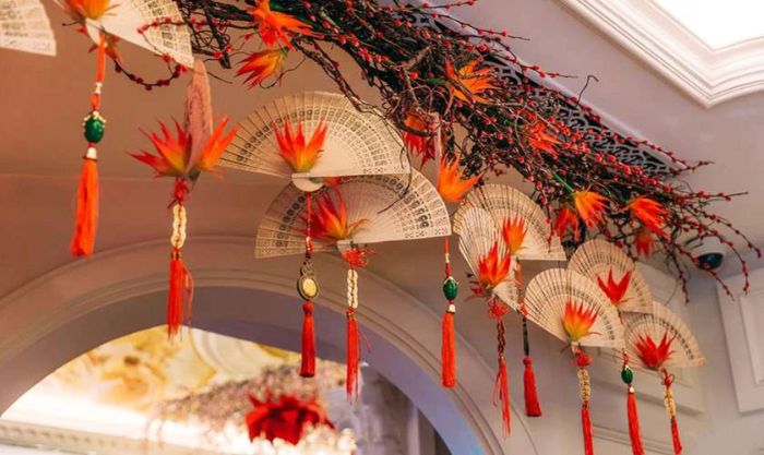 Trang trí cổng Tết ấn tượng