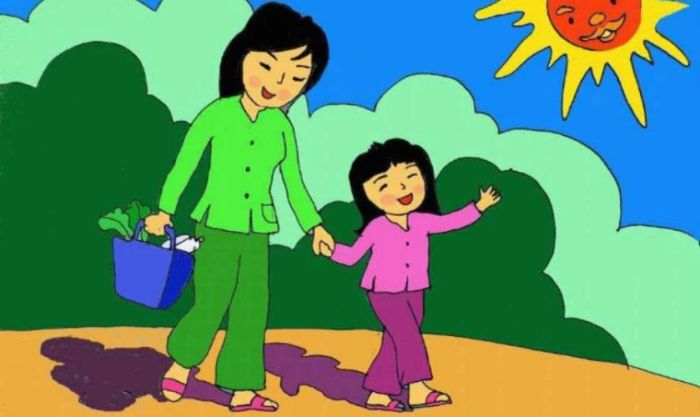 Mẫu vẽ tranh 20/10 tặng mẹ đẹp mắt