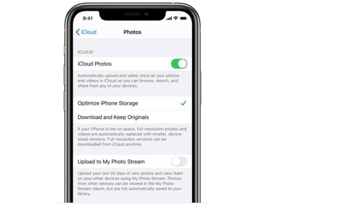 Xóa dung lượng khác trên iPhone thông qua thư viện ảnh và video