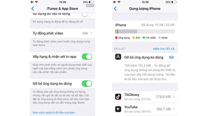 Xóa thư viện ảnh và video