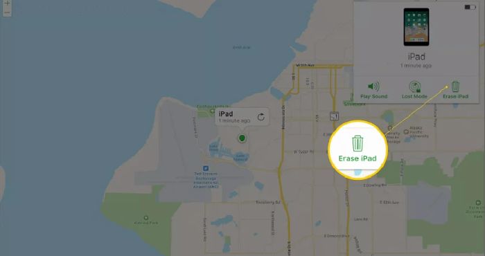 Khôi phục mật khẩu iPad qua iCloud