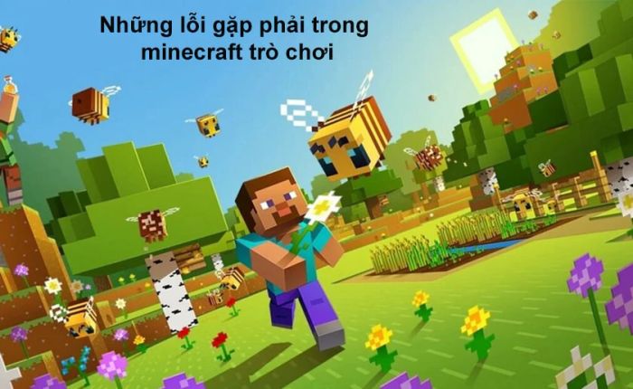 Những sự cố hay gặp trong trò chơi Minecraft