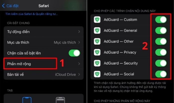 Chặn quảng cáo bằng AdGuard