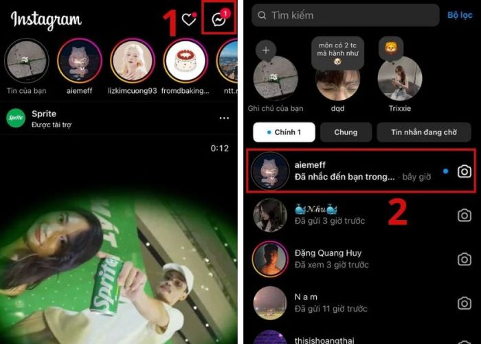 cách reup story trên instagram