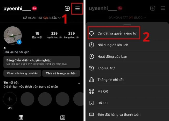 cách chia sẻ lại story instagram lên facebook