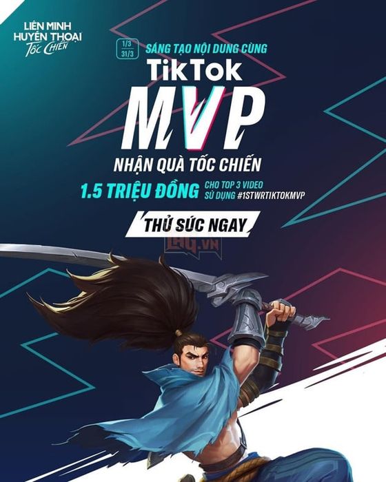 Tốc Chiến Việt Nam: Sự kiện Sáng tạo nội dung WR Tiktok MVP ra mắt