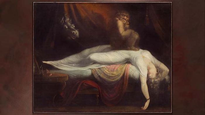 ‘The Nightmare’ by Henry Fuseli, circa 1871, with an added frame.