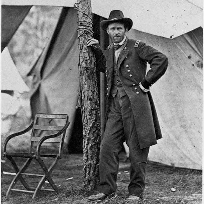 Ulysses S. Grant in his military uniform