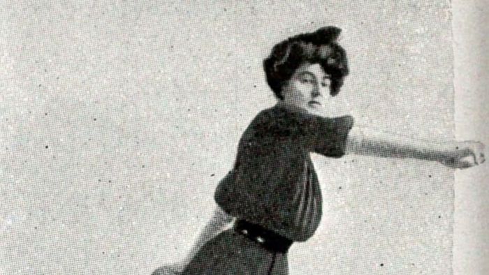 Madge Syers, a British figure skater