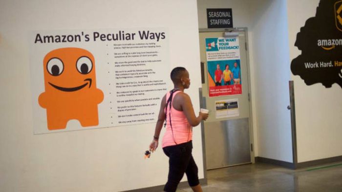 Peccy serves as Amazon’s official employee mascot.