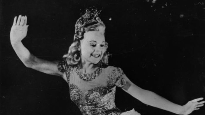 Norwegian figure skater and movie star Sonja Henie