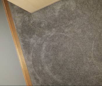 A carpet inside a home