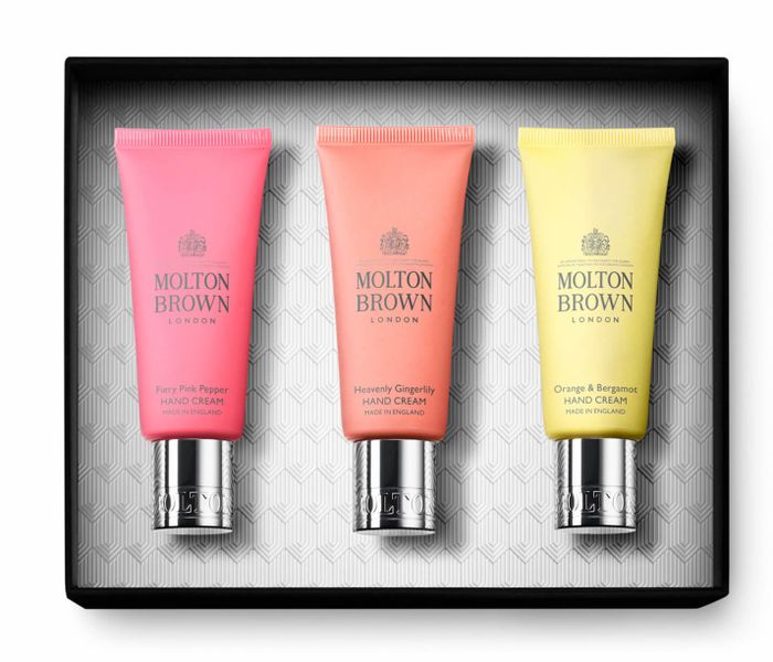 The set of three luxurious hand creams.