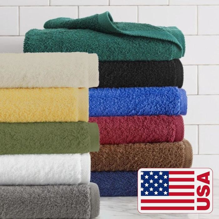 The towels available in a variety of colors