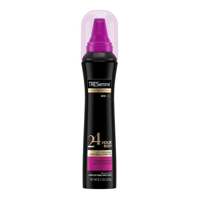 A can of volumizing hair mousse