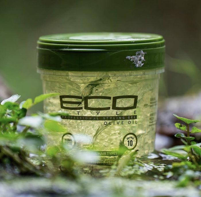 A jar of styling gel