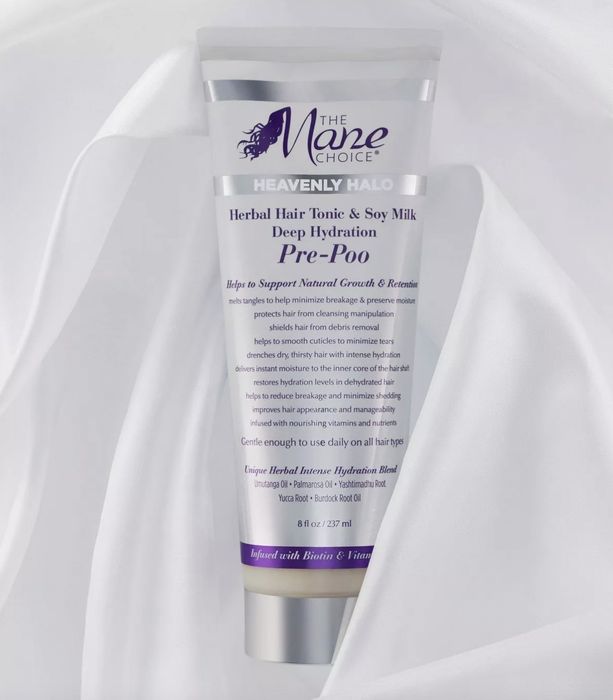 A tube of hair detangling treatment