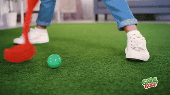 The Gator Golf game being enjoyed in full swing, with action shots of the fun in progress.