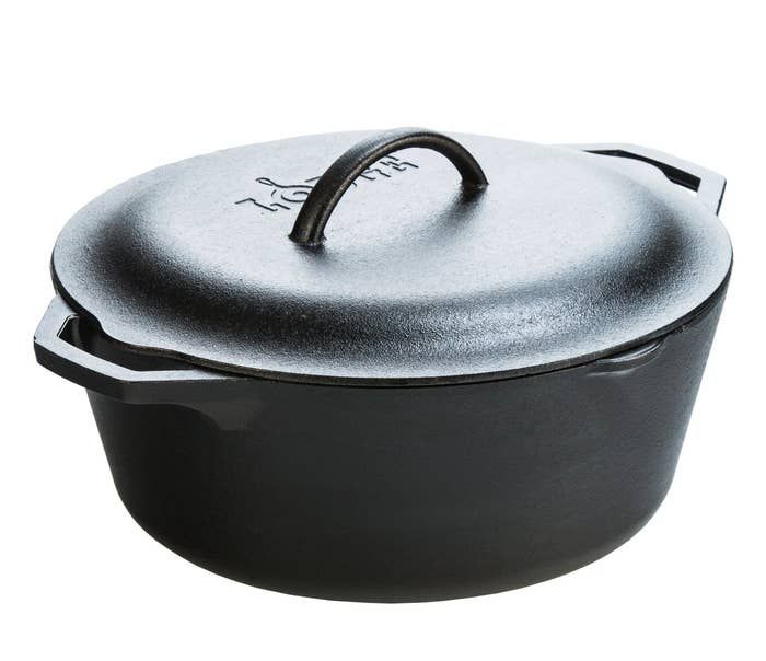 the classic cast iron Dutch oven