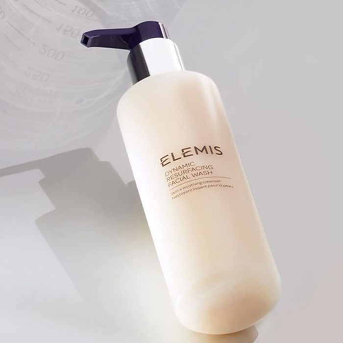 A white bottle of skincare products.