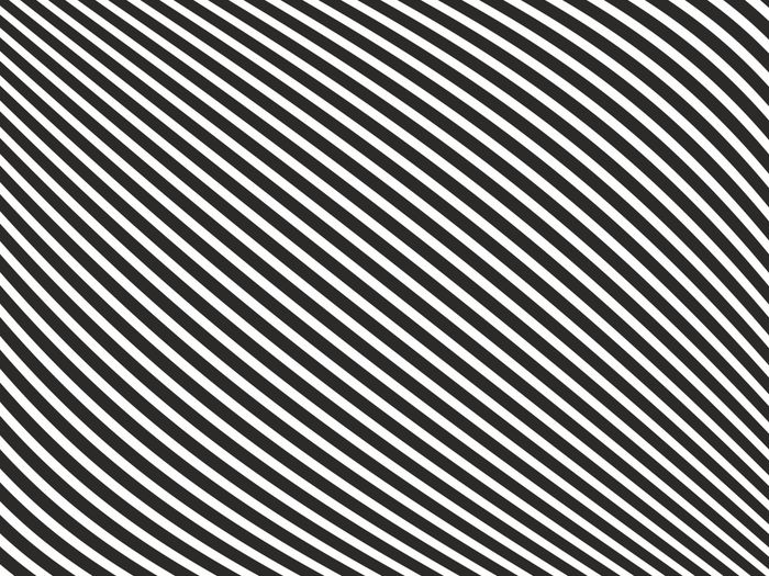A dynamic optical illusion featuring black and white diagonal wavy lines creating a mesmerizing pattern.