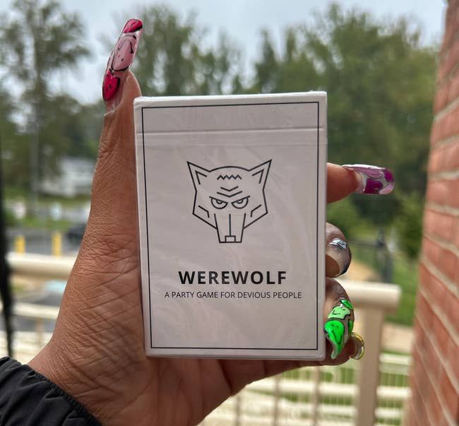 Me holding the Werewolf game