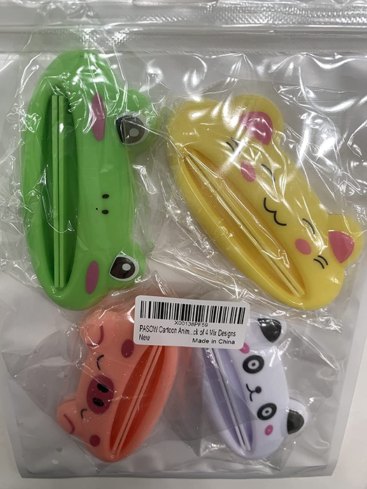 A set of tube squeezers in a package