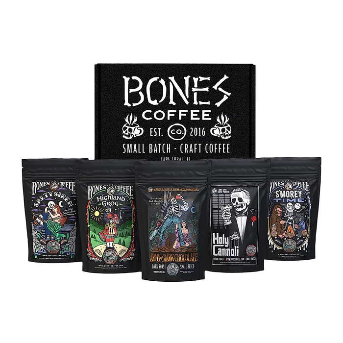 small bags of coffee
