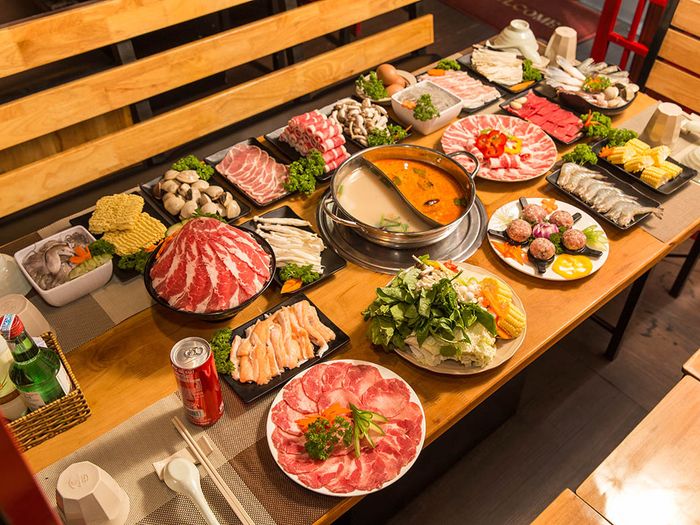 buffet lẩu nướng tại Bình Dương