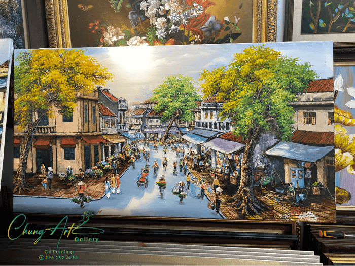 Tranh Sơn Dầu Chung Art Cao Cấp