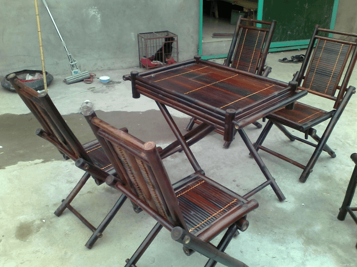 bàn ghế tre Bình Dương