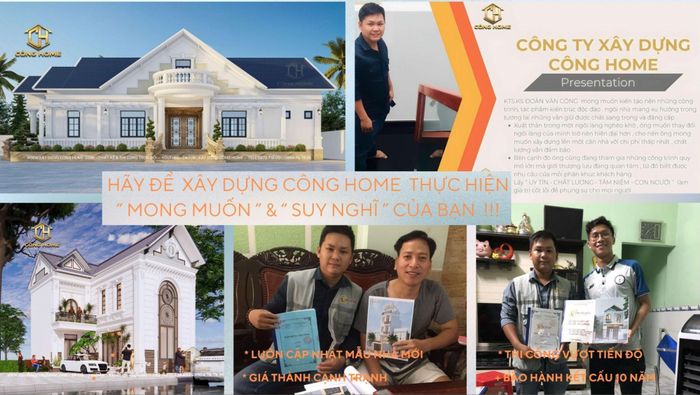 Công Ty Thiết Kế & Xây Dựng Công Home – Đơn Vị Được Tin Cậy Và Uy Tín Trong Ngành